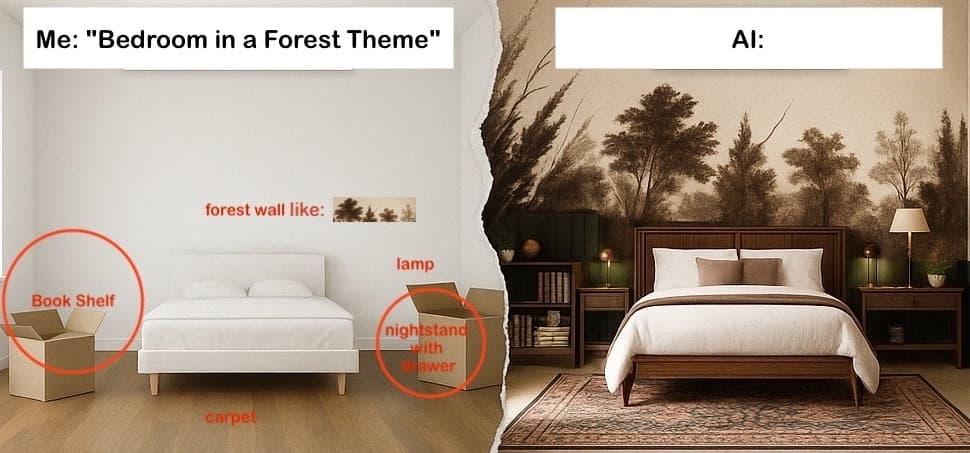 Sample AI-combined image created with Nano Banana 2