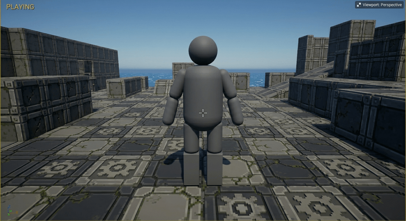 A stunning, 3D isometric game-ready voxel floor asset generated by Nano Banana Image AI.